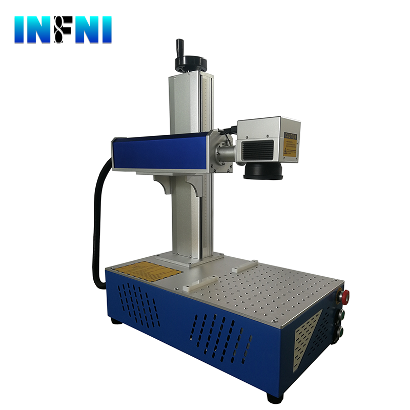 Optical Mini Portable Fiber Laser Marking Engraving Machine 
