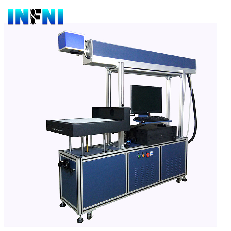 CO2 laser marking machine working area 600*600mm for jeans