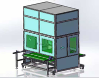  Dynamic duplex position CO2 laser marking machine 2000*2000mm for jeans 